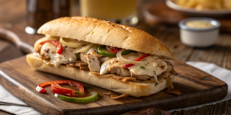 Classic Chicken Philly Cheesesteak