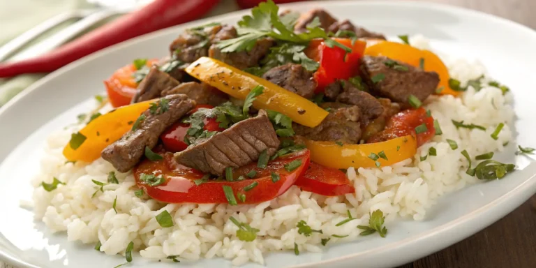 Pepper Steak and Rice - Quick and Tasty Comfort Meal